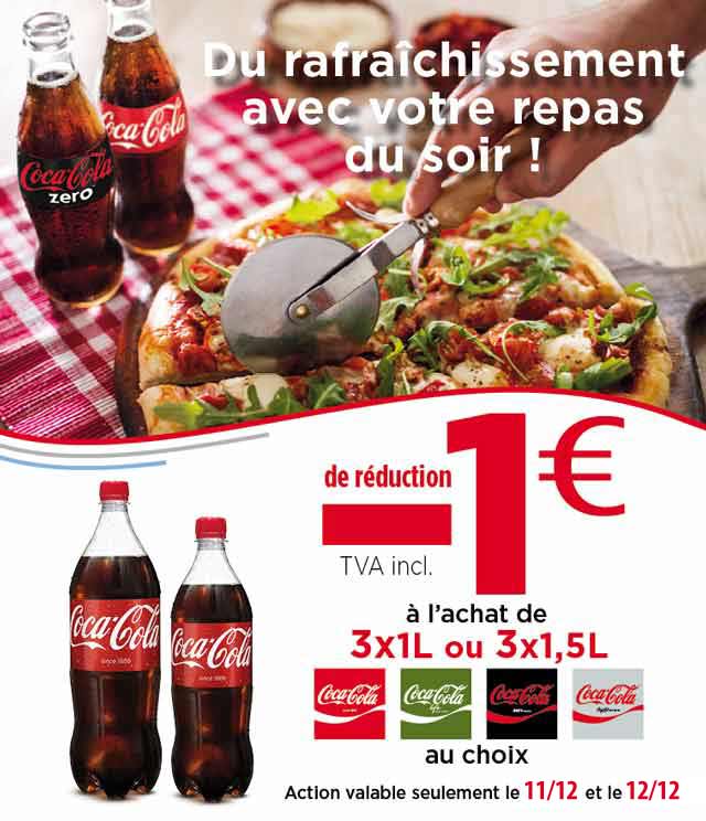 Cashback Coca Cola Meal For Tonight €1 Remboursé sur myShopi