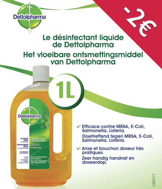 Cashback Dettolpharma Désinfectant 2€ Remboursés sur myShopi