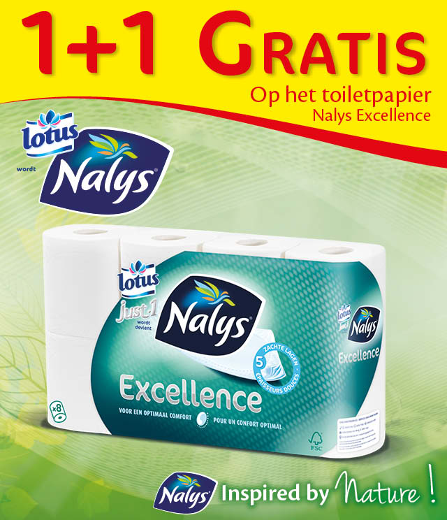 Nalys Excellence 1+1 Gratis cashback op myShopi