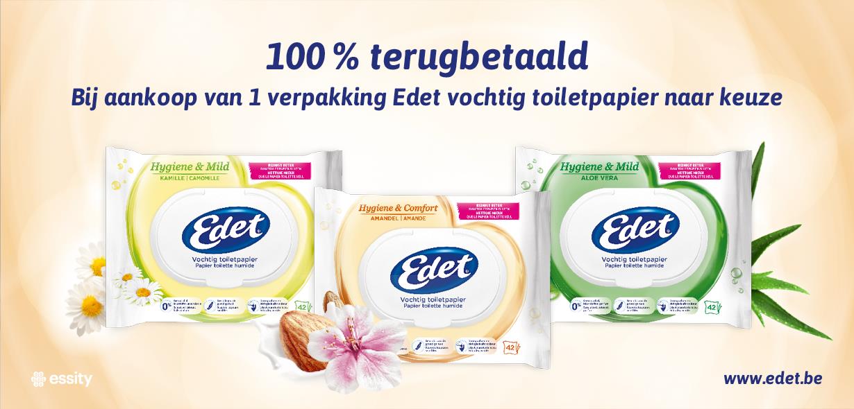 Luxe Standaard ga verder Edet vochtig toiletpapier cashback 100% terugbetaald - myShopi