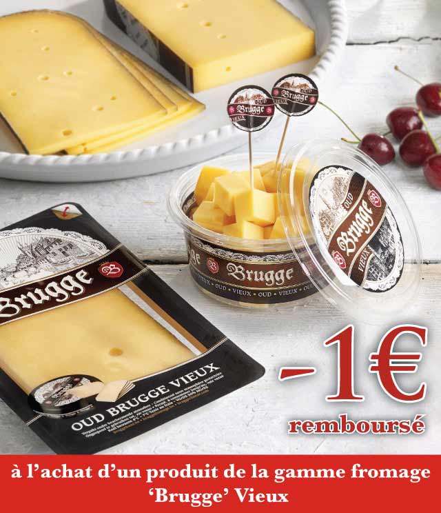 Cashback Fromage Brugge Vieux 1€ Remboursé sur myShopi