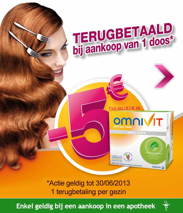 Omnivit Hair Care 5€ Terugbetaald cashback op myShopi