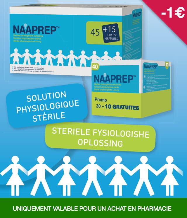 Cashback Naaprep - Solution physiologique 1€ Remboursé sur myShopi