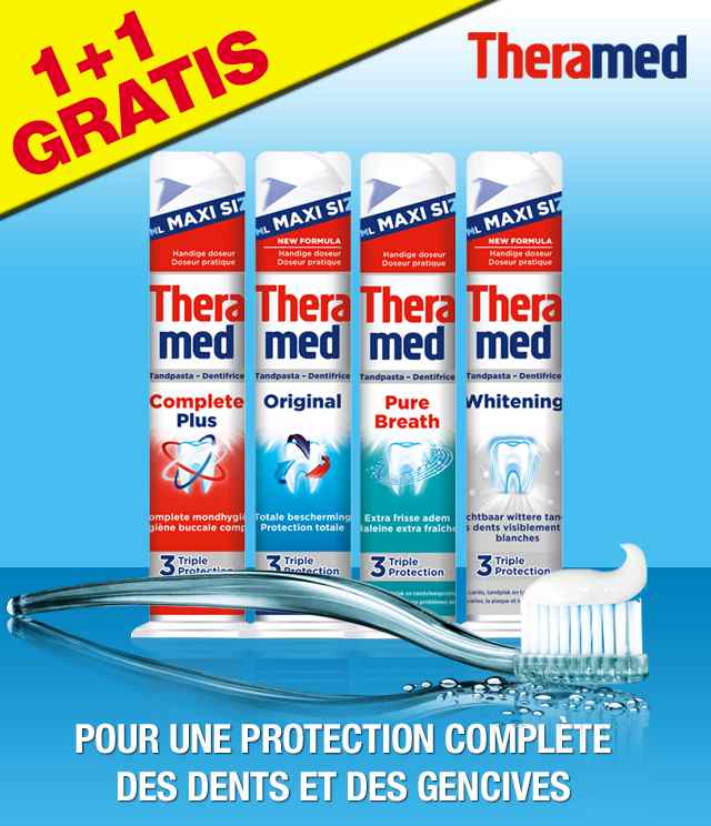 Cashback Dentifrice Theramed 1+1 gratuit sur myShopi