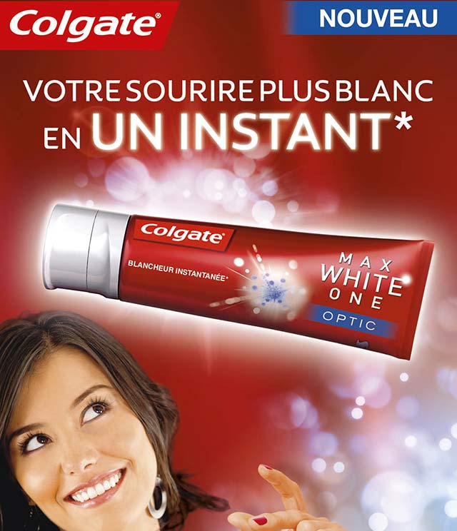 Cashback Colgate MaxWhite One Optic 50% Remboursé sur myShopi