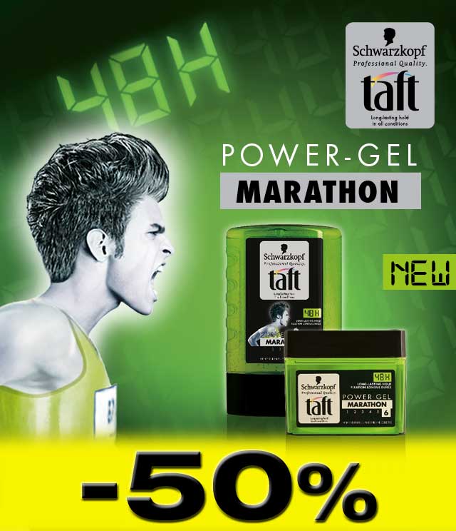 Cashback Taft Marathon Gel 50% Remboursé sur myShopi
