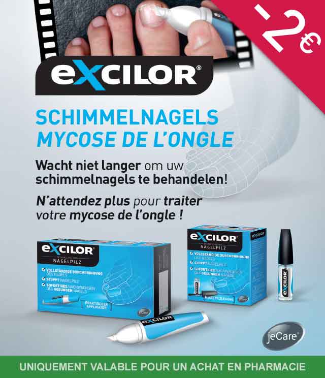 Cashback Excilor - Mycose des ongles 2€ Remboursés sur myShopi