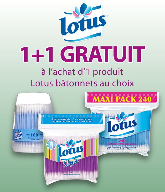 Cashback Lotus Bâtonnets 1+1 Gratuit sur myShopi