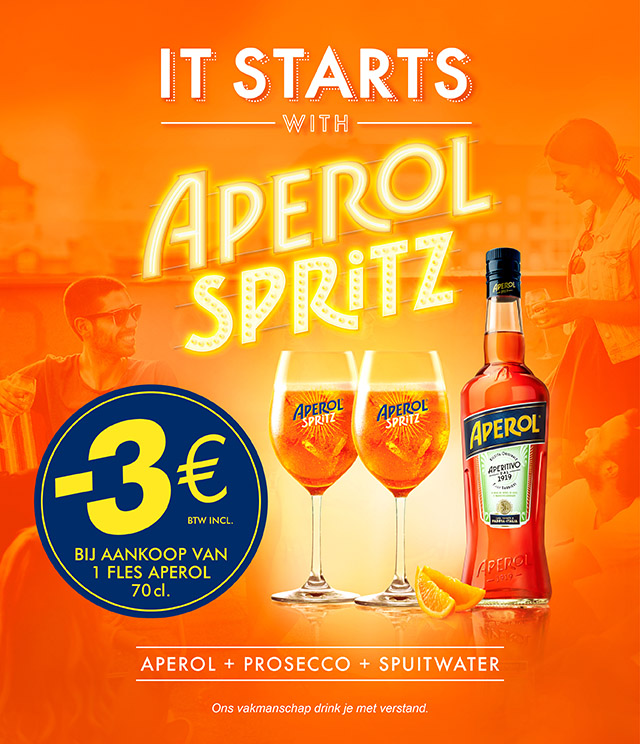 Aperol Summer Activation €3 terugbetaald cashback op myShopi