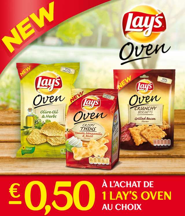 Cashback Lay's Oven 0,50€ Remboursé sur myShopi