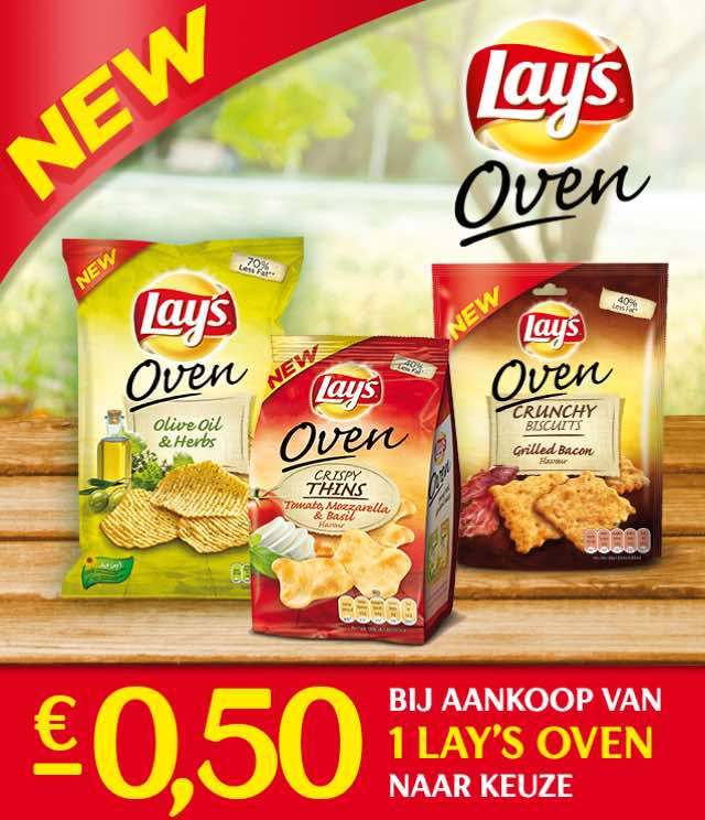 Lay's Oven 0,50€ Terugbetaald cashback op myShopi