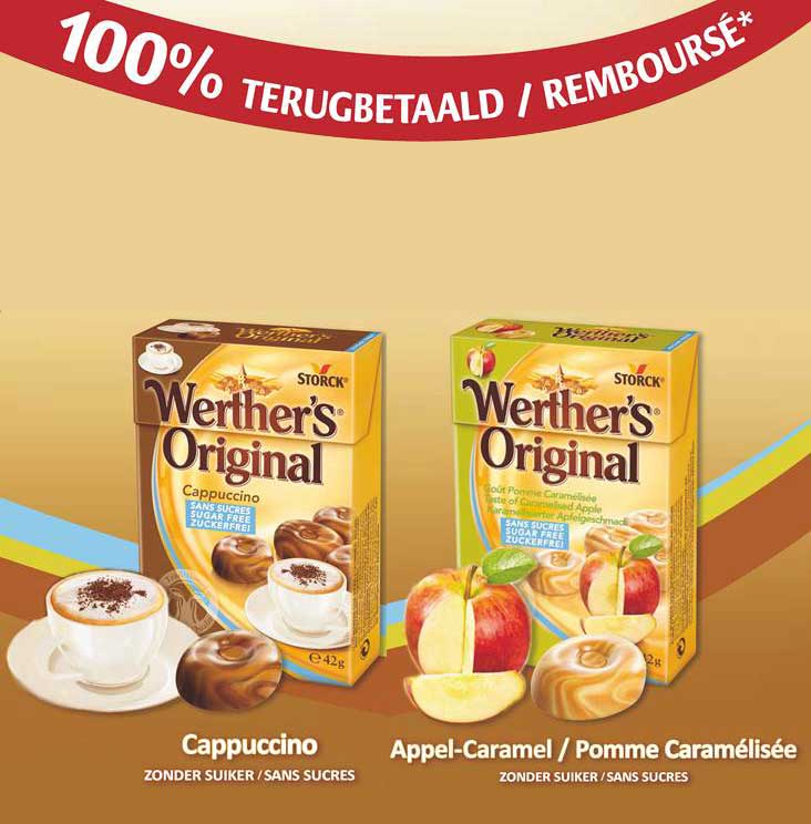 Cashback Werther's Original 100% Remboursé sur myShopi