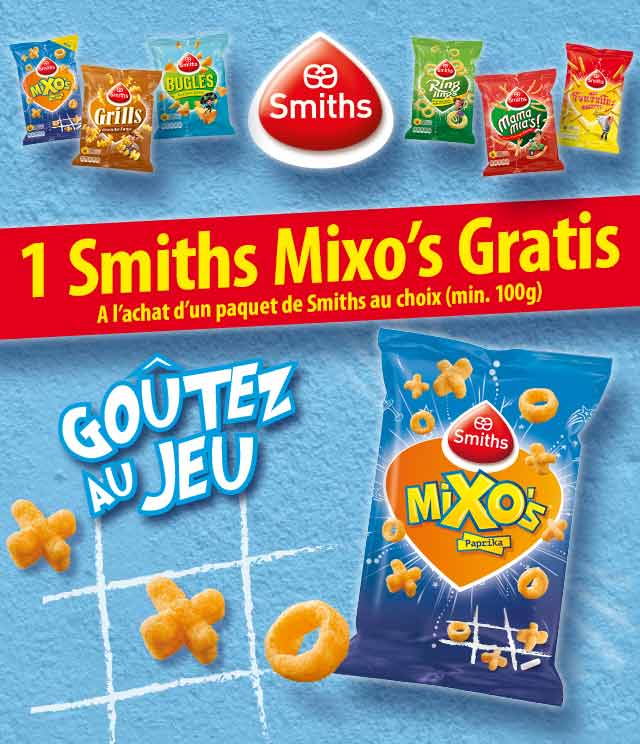 Cashback Smiths 1+1 gratuit sur myShopi