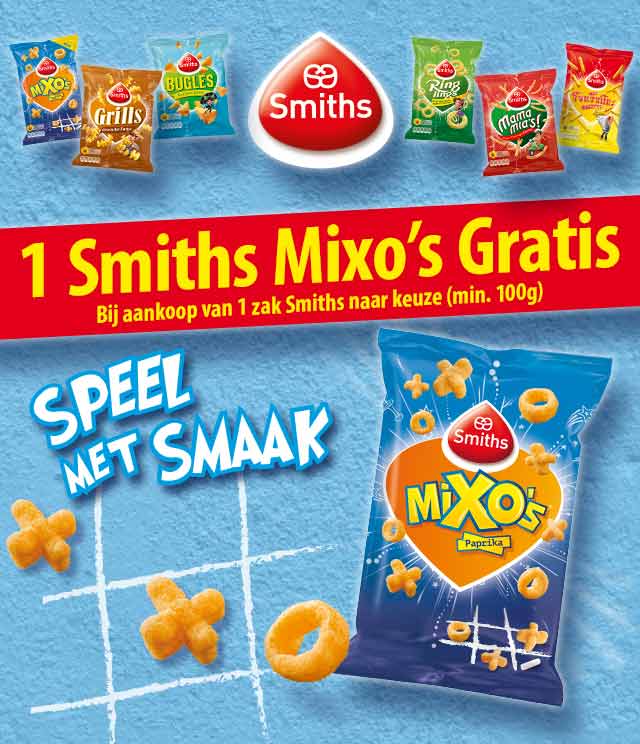 Smiths 1+1 gratis cashback op myShopi