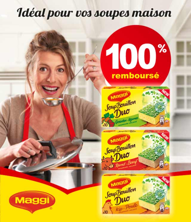 Cashback MAGGI® Soup’ Bouillon Duo 100% Remboursé sur myShopi