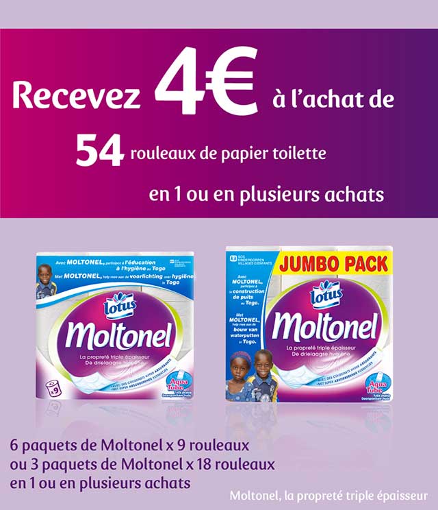 Cashback Action épargne Moltonel 4€ Remboursés sur myShopi