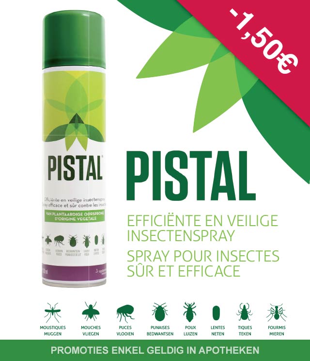Pistal - Insectenspray 1,50€ Terugbetaald cashback op myShopi